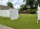 Backyard access with open gates at 11432 Cardiff Dr, Orlando, FL 32837