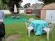 Backyard with patio sets and putting green at 11432 Cardiff Dr, Orlando, FL 32837