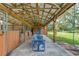 Equestrian barn featuring a spacious interior and several stalls for horses with room to roam and relax at 4292 Sw 73Rd Trl, Bushnell, FL 33513