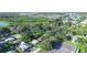 Community aerial view featuring lush greenery, waterways, and diverse housing at 5337 Jacob Ave, Polk City, FL 33868