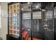 Custom walk-in shower with glass block wall and rain shower head at 8847 Rose Hill Dr, Orlando, FL 32818