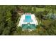 Resort-style pool with ample lounge seating and a covered pavilion at 7036 Mapperton Dr, Windermere, FL 34786