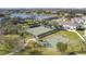 Aerial view of community amenities including tennis and basketball courts at 2621 Lookout, Kissimmee, FL 34746