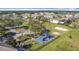 Aerial view of community playground with play structures at 2621 Lookout, Kissimmee, FL 34746