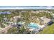 Aerial view of resort-style pool and clubhouse at 2621 Lookout, Kissimmee, FL 34746