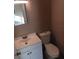 Simple bathroom with toilet and vanity at 3110 Port Royal Dr, Orlando, FL 32827