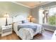Bright bedroom with a large window, hardwood floors, and neutral decor creating a serene space at 1301 Tuscan Ter # 9401, Davenport, FL 33896