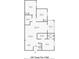 Detailed floor plan of a home with multiple bedrooms, bathrooms, and a balcony at 1301 Tuscan Ter # 9401, Davenport, FL 33896