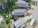 Aerial view of homes and yards in a quiet residential community at 2907 Willow Oak Ct, Kissimmee, FL 34744