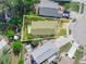 Aerial view of a single Gathering home with yard at 2907 Willow Oak Ct, Kissimmee, FL 34744