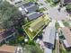 Aerial view of a single Gathering home with yard at 2907 Willow Oak Ct, Kissimmee, FL 34744