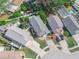 Aerial view showcasing a neighborhood with houses and landscaping at 2907 Willow Oak Ct, Kissimmee, FL 34744