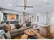 Spacious basement with a pool table and sitting area at 12943 Se Sunset Harbor Rd, Weirsdale, FL 32195