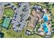 Aerial view of community amenities including pool and tennis at 1457 Olympic Club Blvd, Champions Gate, FL 33896
