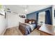 Charming bedroom with a double bed and nautical themed decor at 1457 Olympic Club Blvd, Champions Gate, FL 33896
