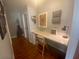 Built-in work station with desk and chair, ideal for home office at 124 Dakota Ave, Groveland, FL 34736