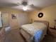 Bright bedroom with ceiling fan and large closet at 2488 Hartridge Point W Dr # 2488, Winter Haven, FL 33881
