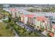 Aerial view of waterfront condos near marina at 612 Marina Point Dr # 6120, Daytona Beach, FL 32114