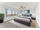 Main bedroom with large windows and modern decor at 612 Marina Point Dr # 6120, Daytona Beach, FL 32114