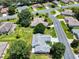 Aerial view showcasing the home's neighborhood setting at 13729 Se 89Th Ave, Summerfield, FL 34491