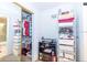 Well-organized bedroom closet with ample shelving and hanging space at 4537 Ring Neck Rd # C, Orlando, FL 32808