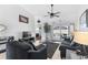 Spacious living room with ample natural light and views of the backyard at 1010 Clear Creek Cir, Clermont, FL 34714