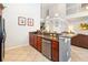 Kitchen with granite countertops and stainless steel appliances at 8007 Acadia Estates Ct, Kissimmee, FL 34747