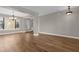 Dining room with hardwood floors and access to the backyard at 4014 Sunburst View Cir, Kissimmee, FL 34746