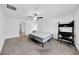 Bedroom with window, ceiling fan, and room for a desk at 1856 Red Loop, Lakeland, FL 33801