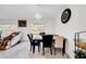 Dining area with a table and chairs, and a view to the backyard at 1856 Red Loop, Lakeland, FL 33801