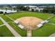 Community baseball field with covered dugouts at 11276 Se 170Th Pl, Summerfield, FL 34491