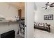 Well-organized closet with shelves and hanging space at 11276 Se 170Th Pl, Summerfield, FL 34491