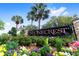 Attractive community entrance with landscaping and signage at 11276 Se 170Th Pl, Summerfield, FL 34491