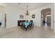Bright dining room features a chandelier and tile floor at 11276 Se 170Th Pl, Summerfield, FL 34491