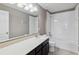 Clean bathroom with single vanity and shower/tub combo at 2016 Sanderlin Point Loop, Apopka, FL 32703