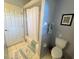 Bathroom with tub, toilet and vanity at 305 Pinecrest Rd, Mount Dora, FL 32757