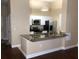 Modern condo kitchen featuring granite countertops and stainless steel appliances at 705 Celebration Ave # 705, Celebration, FL 34747