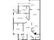 Floorplan depicting the layout of the home, including the living room, kitchen, bedrooms, and bathrooms at 301 New Providence Promenade, Davenport, FL 33897