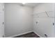 Laundry area with shelving and space for a washer and dryer at 6435 Sw 204 Ave, Dunnellon, FL 34431