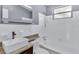 Modern bathroom with a tub, sleek vanity, and contemporary fixtures offering a relaxing spa-like experience at 2707 Illinois St, Orlando, FL 32803