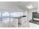 Open kitchen with granite countertops, white cabinets and modern faucet at 2735 N Poinciana Blvd # 103, Kissimmee, FL 34746