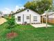 The backyard showcases a new patio and landscaping at 748 Neuse Ave, Orlando, FL 32804