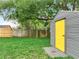View of the new storage shed in the backyard at 748 Neuse Ave, Orlando, FL 32804