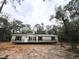 Single-story home nestled amongst pine trees, featuring neutral siding and a welcoming front door at 10129 Sw 157Th Ln, Dunnellon, FL 34432