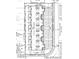 Detailed site plan illustrating lot dimensions and location of the townhome within the community at 2549 Penguin Blvd, Davenport, FL 33837