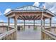 Picturesque gazebo on the dock with scenic lake views at 13415 Blue Heron Beach Dr # 1407, Orlando, FL 32821