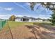 Fenced backyard showing exterior of home with screened in lanai at 11331 Sw 54Th Cir, Ocala, FL 34476