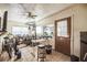 Bonus room featuring tile flooring, an exercise area and a ceiling fan at 1222 Avenue M, Haines City, FL 33844