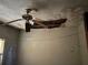 Damaged ceiling with a broken ceiling fan and water damage, need of repair at 1075 Merritt St, Altamonte Springs, FL 32701