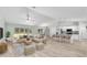 Bright, open-concept living space with seamless flow to the kitchen and dining area at 5593 Sw 199Th Ct, Dunnellon, FL 34431
